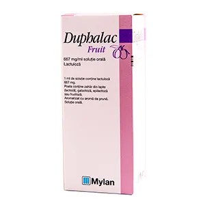 Duphalac Fruit 667 mg/ml solutie orala, 20 plicuri, 15 ml, Mylan