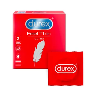 Durex Feel ultra thin, 3 bucati, Reckitt Benckiser Healthcare