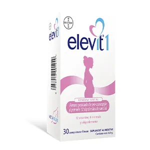 Elevit 1 Multivitamine pentru pre-concepție și sarcină, 30 comprimate, Bayer