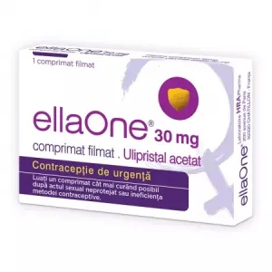 EllaOne 30 mg, 1 comprimat filmat, Perrigo