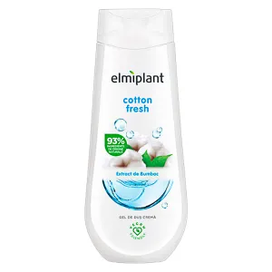 Elmiplant gel de dus crema Cotton Fresh, 400 ml, Sarantis Romania