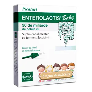 Enterolactis baby picaturi, 10 ml, Sofar