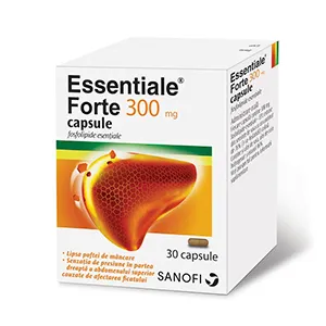 Essentiale forte 300 mg, 30 capsule, Sanofi Romania