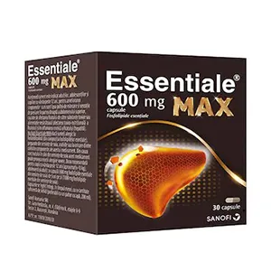 Essentiale Max 600 mg, 30 capsule, Sanofi Romania