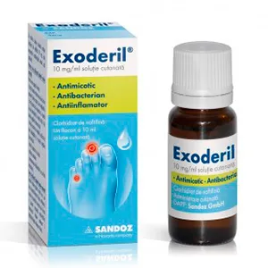 Exoderil 10 mg/ml soluție cutanată, 10 ml, Lek Pharmaceutical