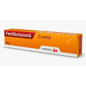 Fenilbutazona, 40mg/g crema, 40 grame, Antibiotice SA