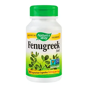 Fenugreek 610 mg, 100 capsule vegetale, Secom