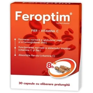 Feroptim, 30 capsule, eliberare prelungita, Zdrovit