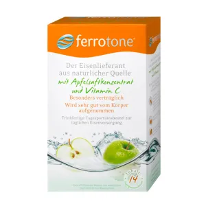 FERROTONE Apple - supliment alim. cu fier si vitamina C, BACH ORIGINALS FLOWER REMEDIESS