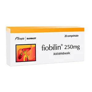 Fiobilin 250 mg, 20 comprimate, Terapia