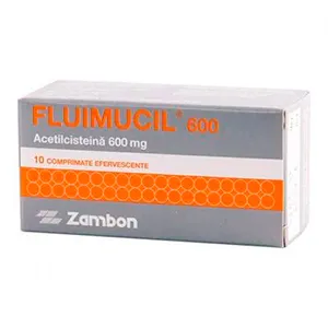 Fluimucil 600 mg, 10 comprimate efervescente, Angelini