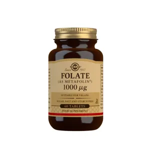 Folate 1000mcg, 60 comprimate, Solgar