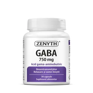 GABA pentru relaxare si somn, 30 Capsule, Zenyth