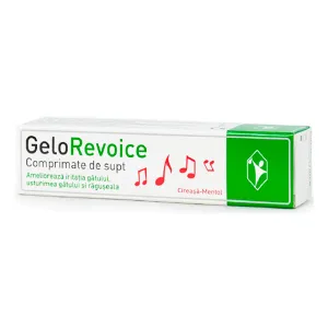 GeloRevoice floare de soc, 20 comprimate pentru supt, Chimimportexport Plurimex  