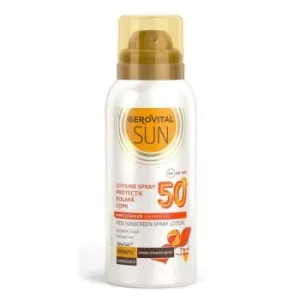 Gerovital Sun Lotiune Spray Protectie Solara Copii SPF 50, 100 ml, Farmec