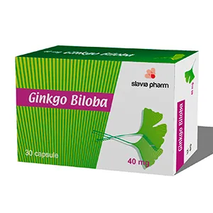 Ginkgo biloba 40 mg, 30 capsule, Slavia Pharm