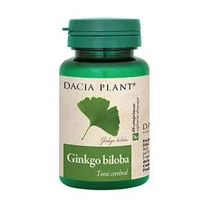 Ginkgo Biloba, 60 comprimate, Dacia Plant