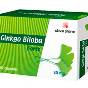 Ginkgo Biloba Forte, 80 mg, 30 capsule, Slavia Pharm