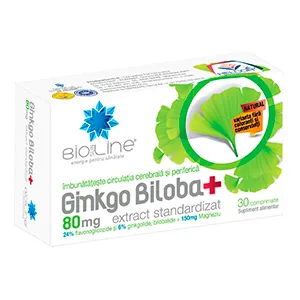 Ginko Biloba+, 30 comprimate, AC Helcor Pharma