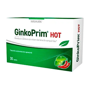 GinkoPrim Hot, 30 tablete, Walmark Romania