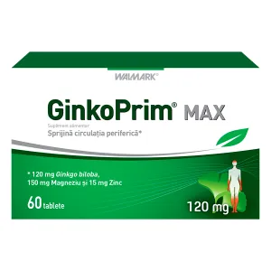 GinkoPrim Max 120 mg, 60 comprimate, Walmark Romania