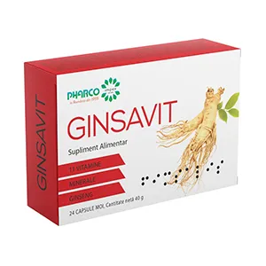 Ginsavit, 24 capsule, Pharco Impex