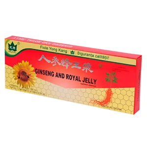 Ginseng cu Royal Jelly, 10 fiole, 10 ml, Co&co Consummer 2002