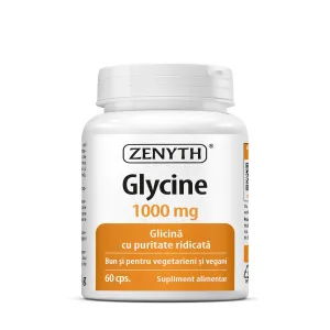 Glicina pentru relaxare si somn, 60 Capsule, Zenyth