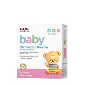 GNC Baby microbiotic pulbere cu colostrum, 20 doze, Gnc
