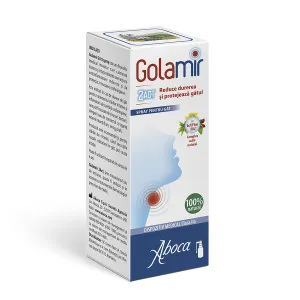 Golamir 2 Act Spray Adulti Cu Alcool, 30ml, Aboca