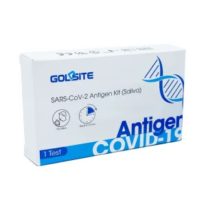 Goldsite Kit Test Antigen Covid-19 saliva, 1 test, Axabio Medical