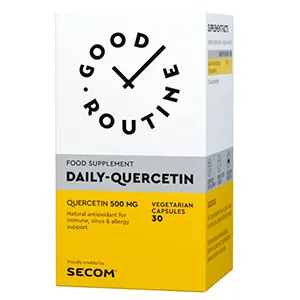 2 + CADOU  - Good Routine Daily-Quercetin 500 mg, 30 capsule vegetale, Secom