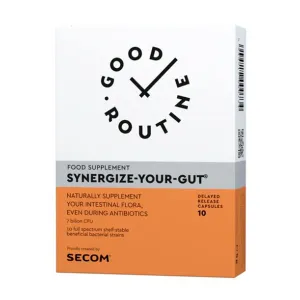 2 + CADOU  - Good Routine Synergize your gut, 10 capsule vegetale, Secom