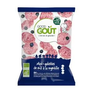 Gout Organic Mini biscuiti orez afine, 40 g, Safetree Equipment