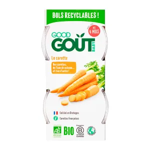 Gout Organic Piure morcov 2 x 120 g, Safetree Equipment