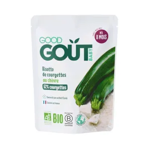 Gout Organic Risotto zucchini branza capra*190g, Safetree Equipment