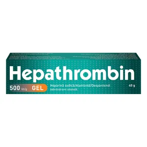 Hepathrombin gel 500UI/g, 40 g, Stada Hemofarm