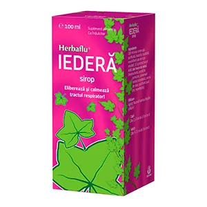 Herbaflu sirop Iedera, 100 ml, Biofarm