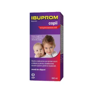 Ibuprom Pentru Copii 40 mg/ml Suspensie Orala, 100 ml, Usp Baltics