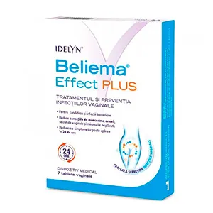 Idelyn Beliema Effect Plus, 7 comprimate vaginale, Walmark