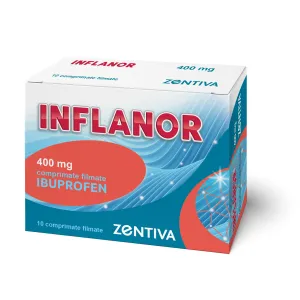 Inflanor 400 mg, 10 comprimate filmate, Zentiva