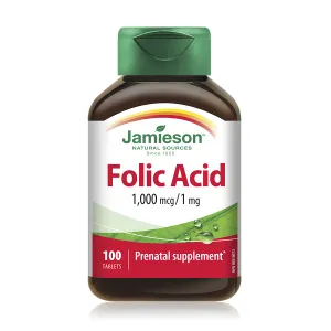 Acid Folic 1Mg, 100 tablete, Jamieson