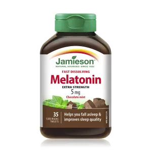 Melatonina 5Mg, 35 comprimate sublinguale cu dizolvare rapida, Jamieson