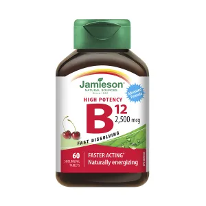 Vitamina B12 2500 Mcg, 60 tablete, Jamieson