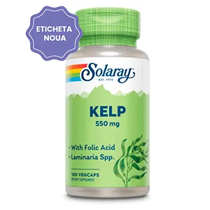 Kelp 550 mg, 100 capsule vegetale, Secom