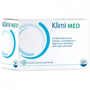 Klimi Med servetele sterile,  20 bucati,  S.I.F.I.