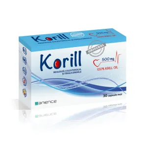 Korill 500 mg, 30 capsule moi, Sanience