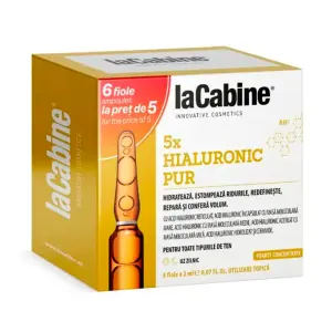 La Cabine 5 x Pure Hyaluronic, KIT Cadou 5+1 fiole x 2 ml, Toteme Brands