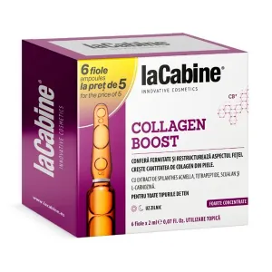 La Cabine Collagen Boost fiole pentru ten, KIT 5+1 fiole x 2 ml, Toteme Brands