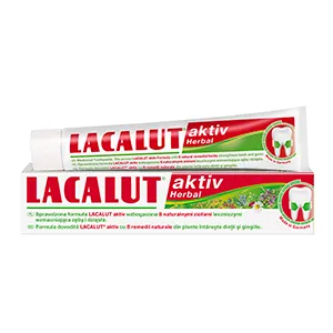 Lacalut Aktiv Herbal pasta de dinti, 75 ml, Natur Produkt Zdovit